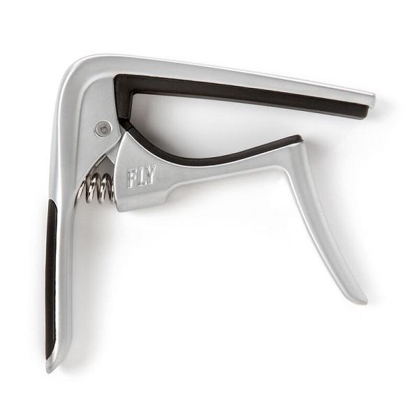 Dunlop - Capo "Trigger Fly" Curved, Satin Chrome – Image 1