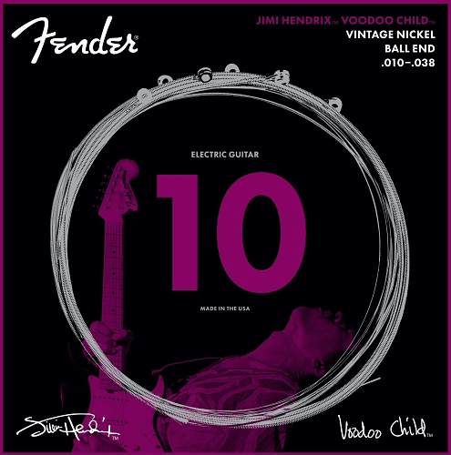 Fender Strings // Hendrix Voodoo Child™ Ball End Nickel 10-38 – Image 1