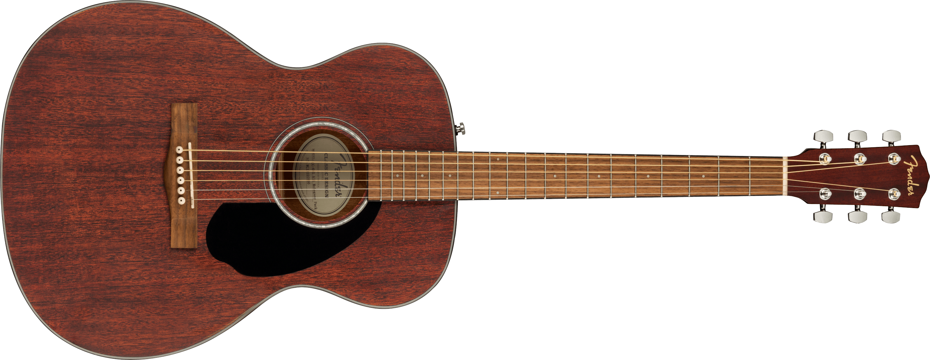 Fender Acoustic Guitars // CC-60S All-Mahogany Concert, Walnut Fingerboard, Natural