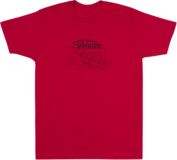 FENDER TELE® BLUEPRINT T-SHIRT Small