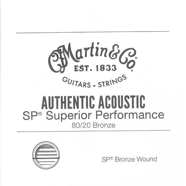 Martin - Corde filée .035'' AA SP High Tensile 80/20 Bronze Wound, Envelope