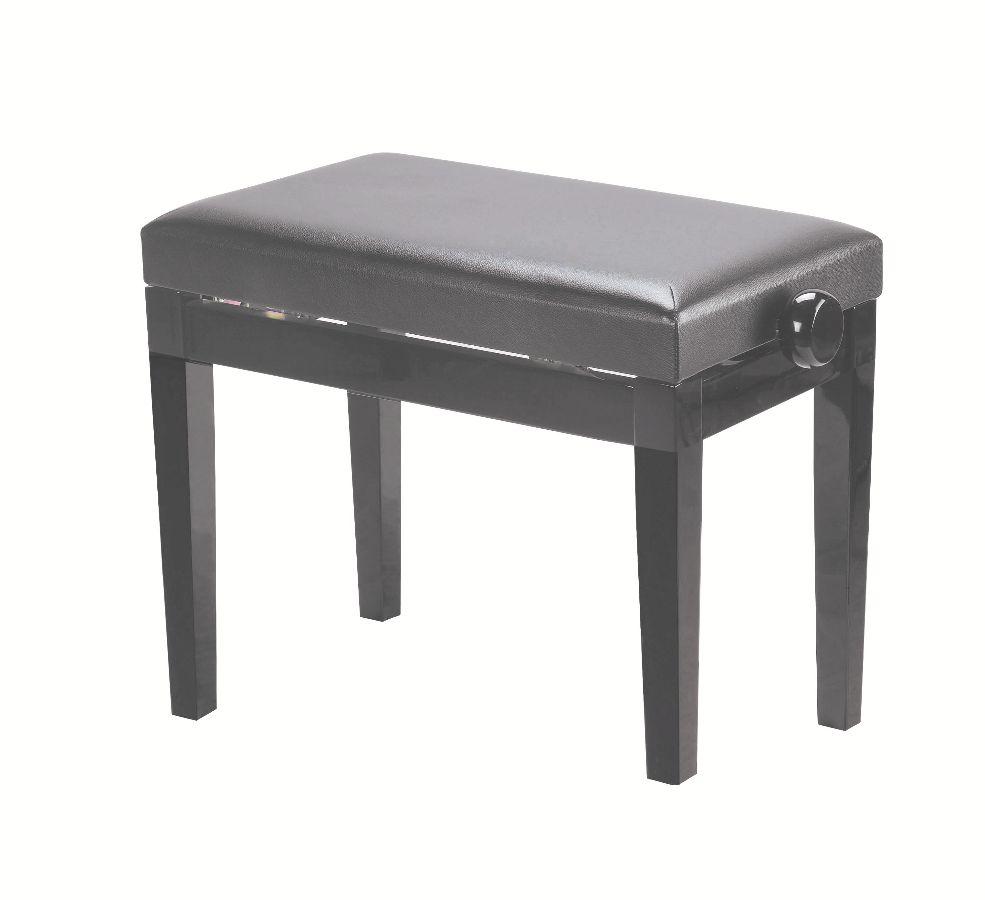 Piano Bench Black Mat+Skai Top BK SMT – Image 1