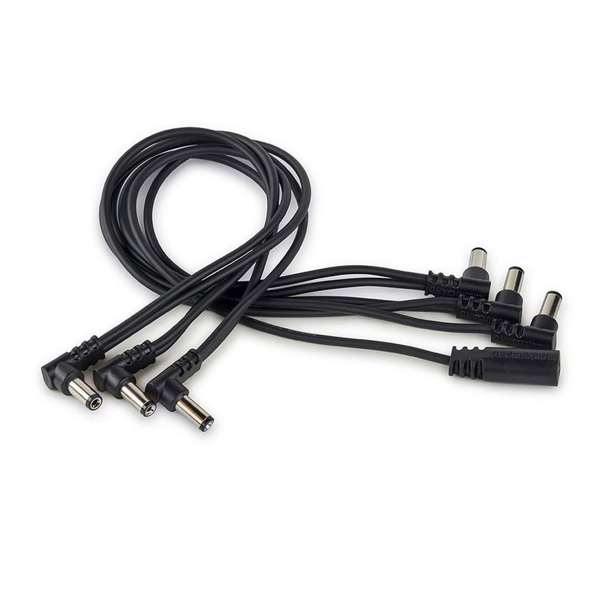 Rockboard Flat Daisy Chain Cable 6out Angled