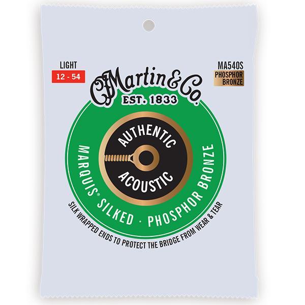 Martin - Authentic Ac., Marquis Silked - 92/8 Phos. Bronze .012-.054 - Light – Image 1