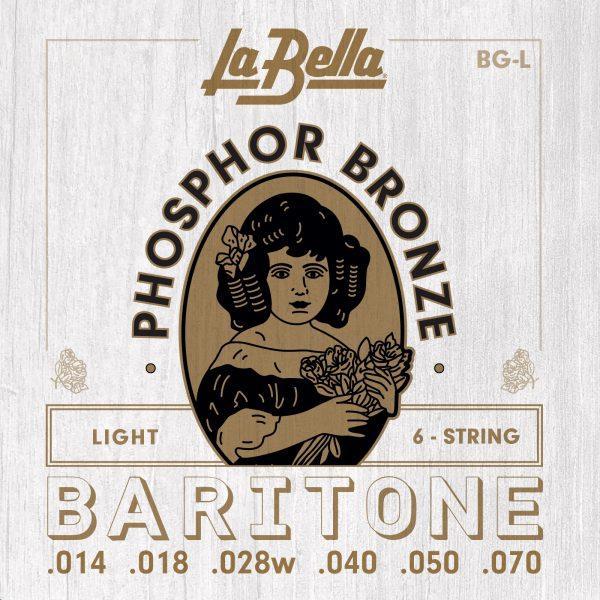 La Bella - Acoustic Baritone Guitar Phosphor Bronze .014-.070 Round Wound Light