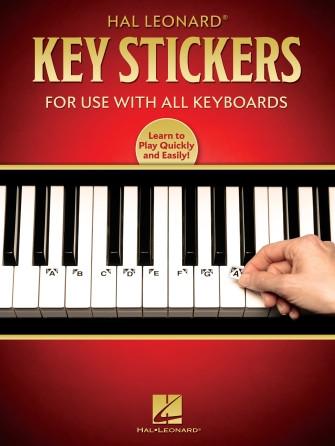 Hal Leonard Key Stickers for use withe all keyboards