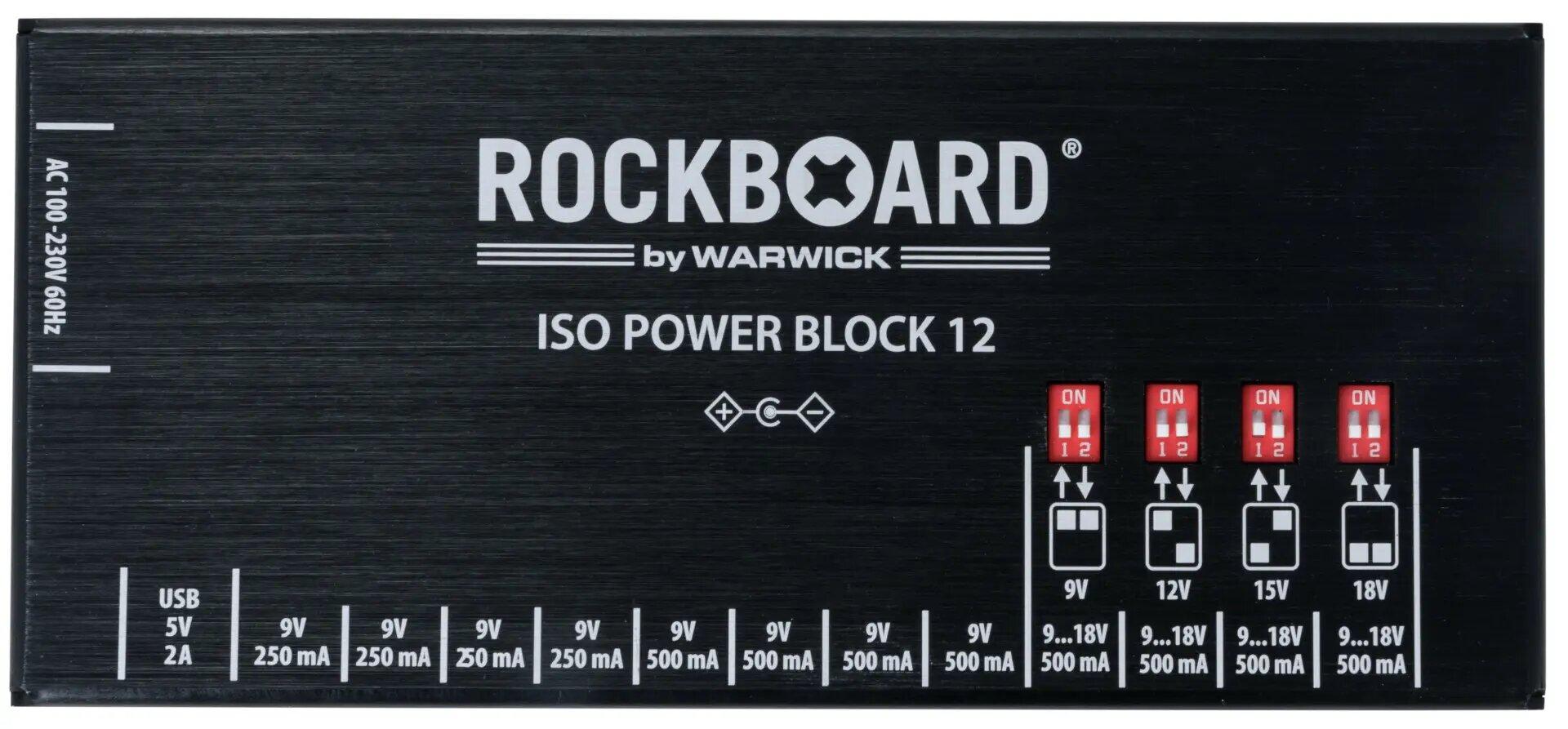 RockBoard ISO Power Block V12 IEC - Isolated Multi Power Supply