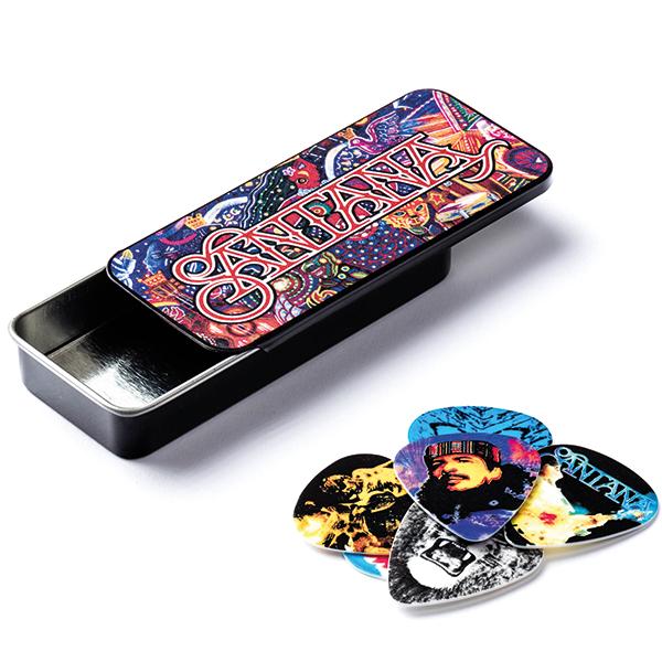Dunlop - Picks, CARLOS SANTANA, Tin Box (6 picks) Medium