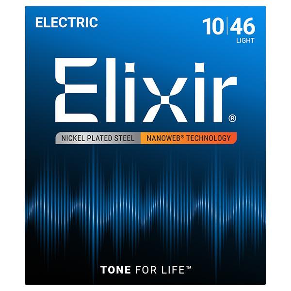 Elixir - El. NANOWEB Coating .010-.046 Nickel Plated Steel, Light – Image 1