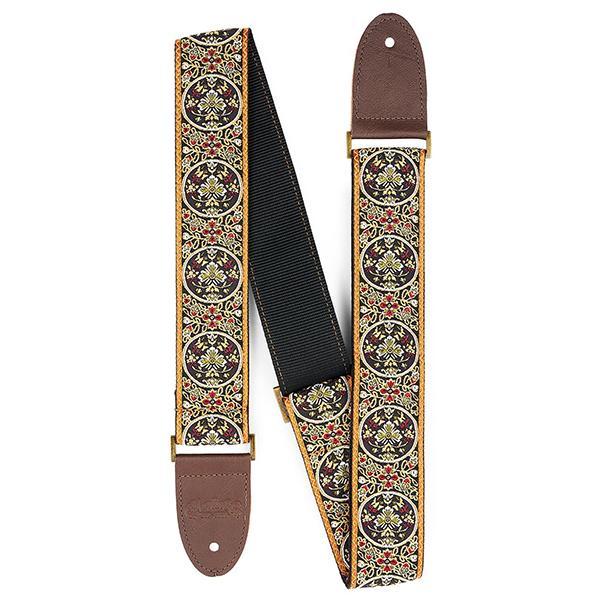 C.F. Martin Jacquard Strap - Boho Tapestry, with Leather Ends