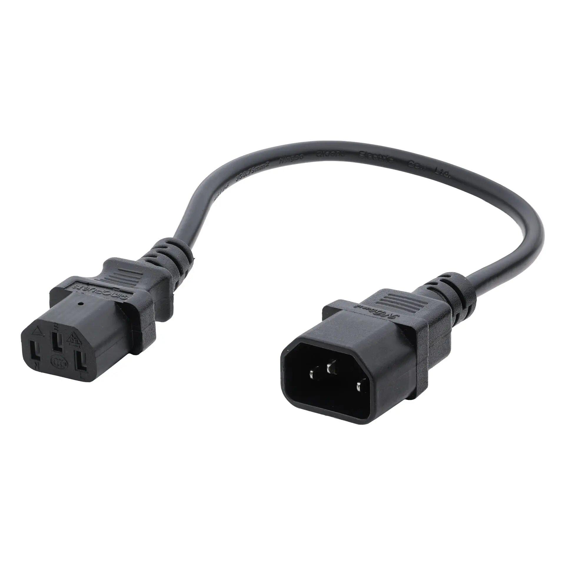 RockBoard Power Ace IEC Connector Cable, IEC Male to Female, 35 cm / 9,84