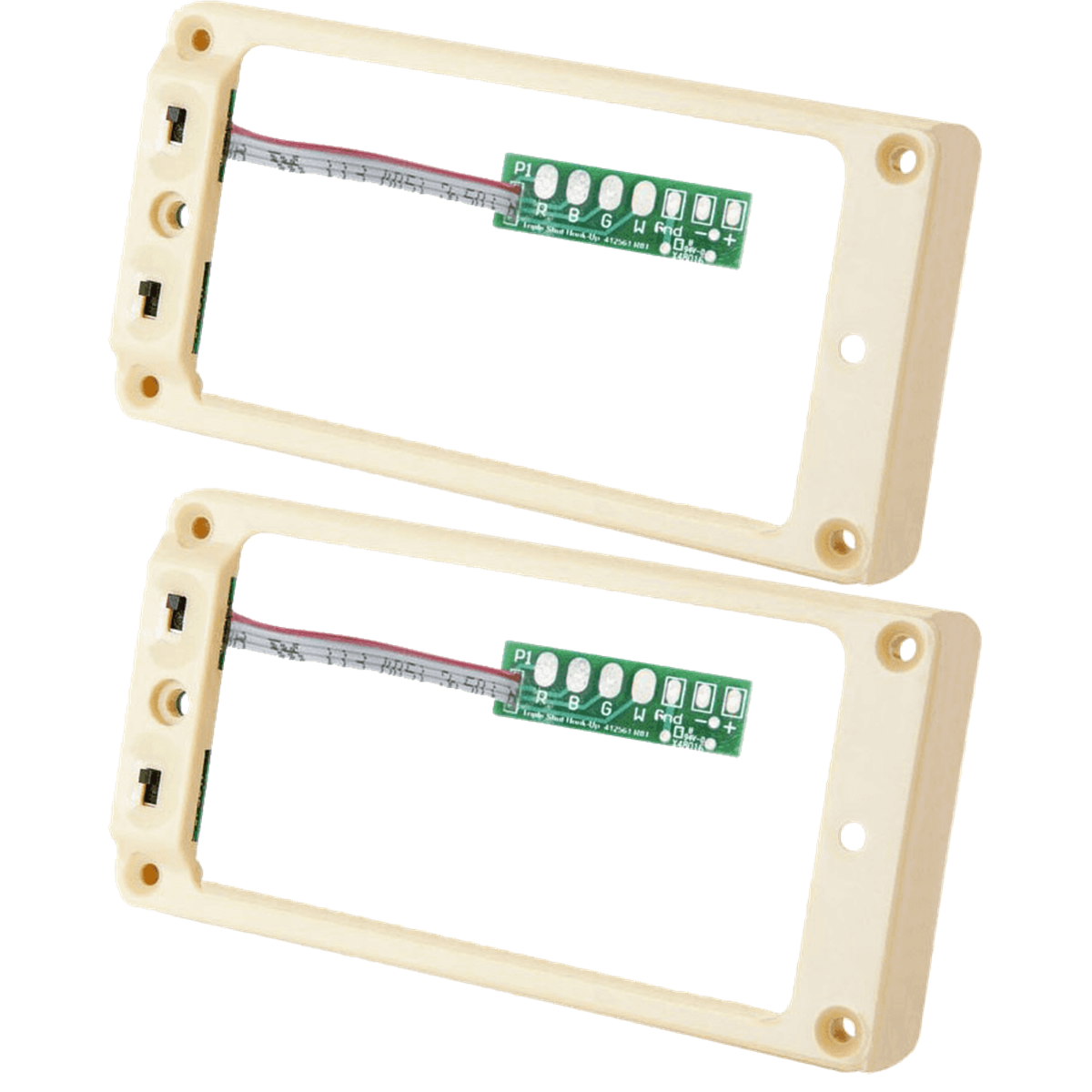 Seymour Duncan - Triple Shot switching Mounting Ring, for Les Paul, Set, Cream