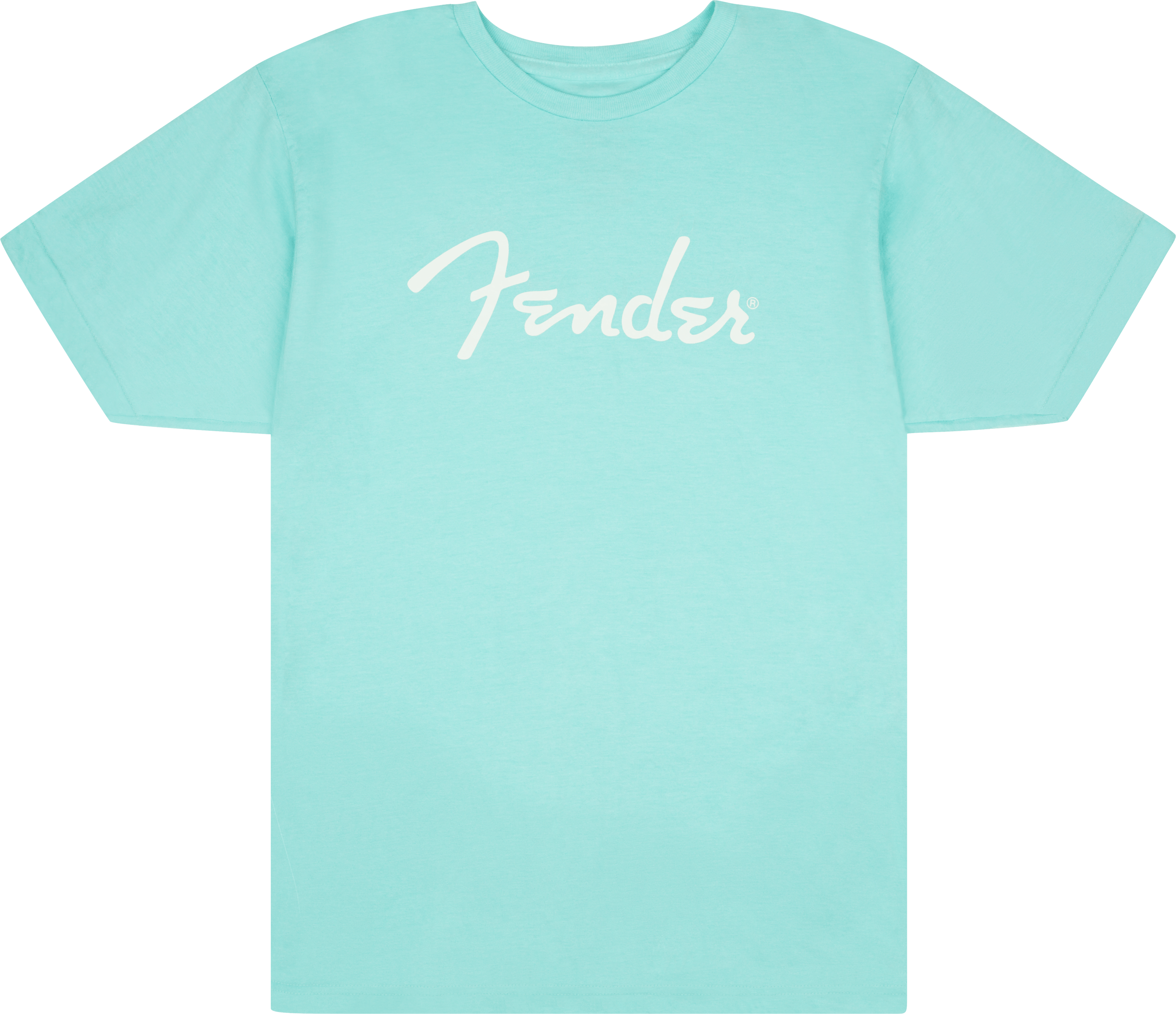 Fender Men's Clothing // Fender® Spaghetti Logo T-Shirt, Daphne Blue, L