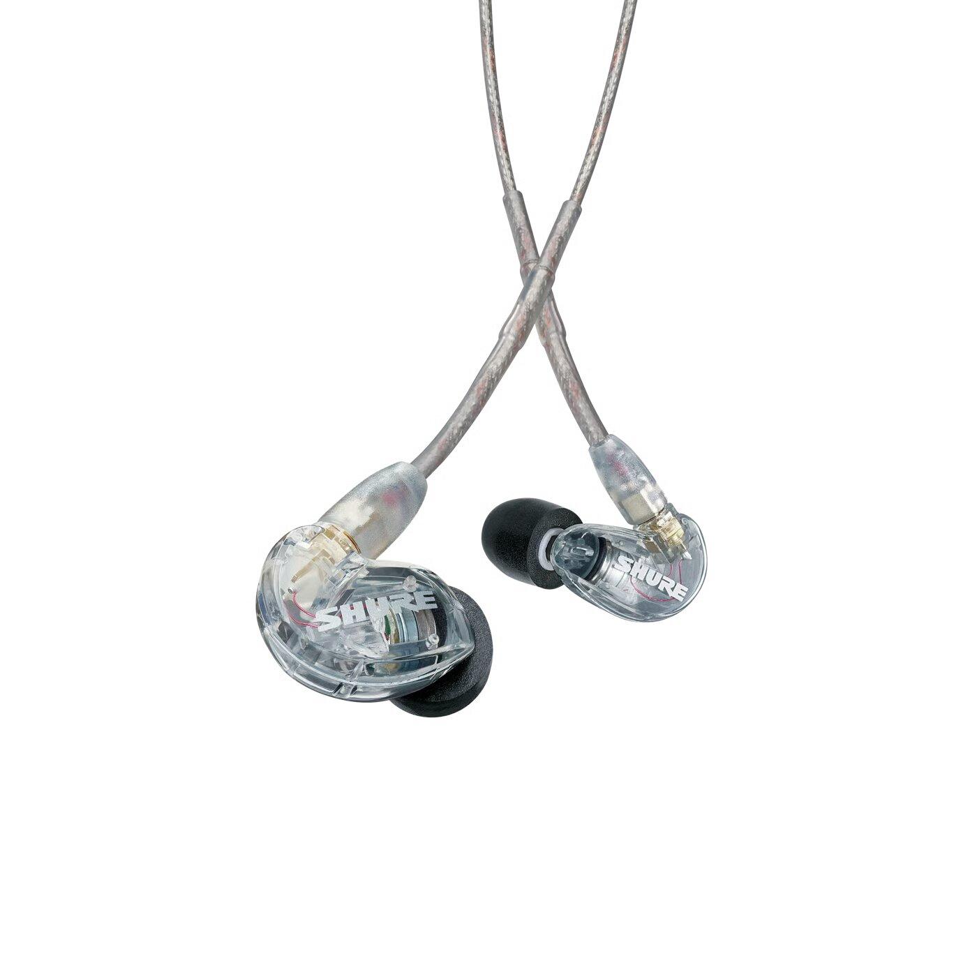 Shure SE215-CL-EFS - Écouteurs à isolation phonique, transparents