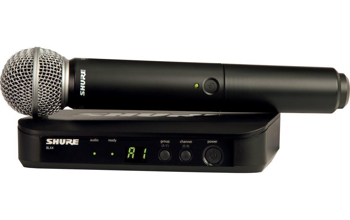 Shure BLX24E/SM58-M17 - Système voix émetteur main BLX4E et SM58 662-686 MHz