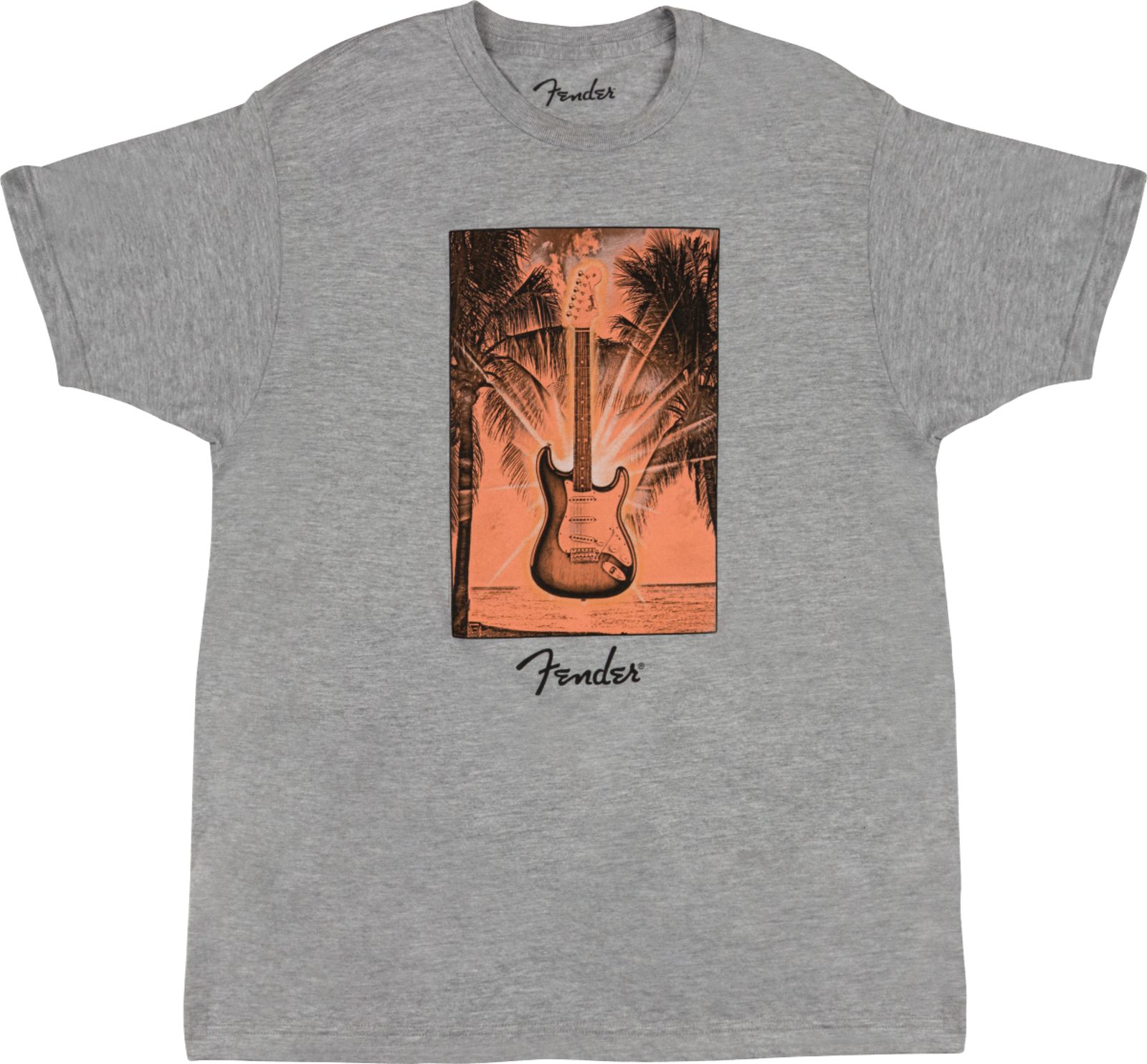 Fender Men's Clothing // Fender® Surf Tee, Gray Heather, S