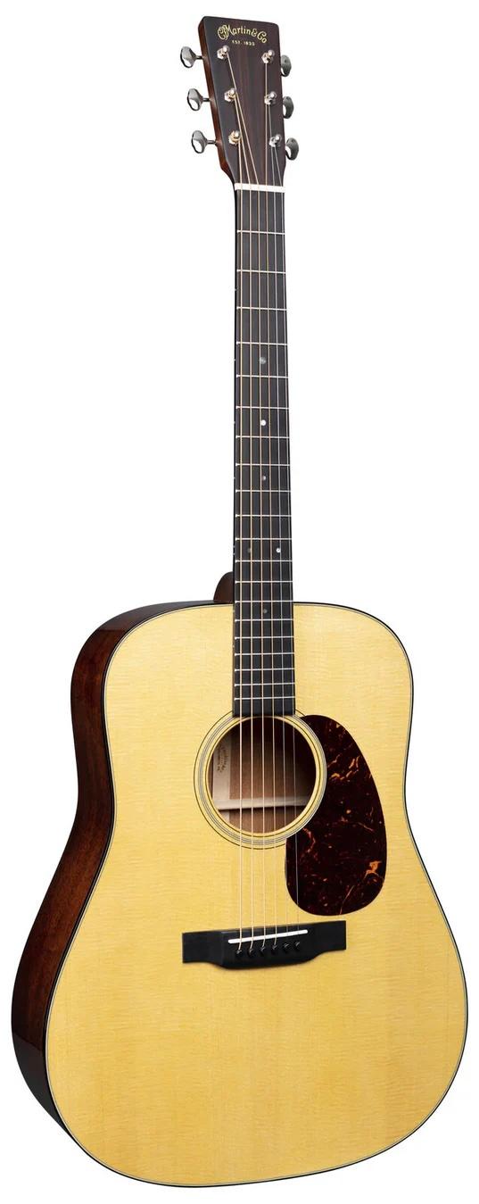 Martin Guitar, D-18, Standard Series, US, Solid Sitka Spruce Top, Solid Mahogany Back and Sides, Case Included – Image 1