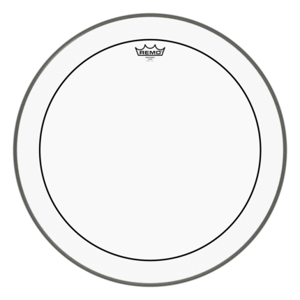 Remo PS-1318-00- PS-1318-00 Pinstripe Clear, 18" Bass Drum Fell