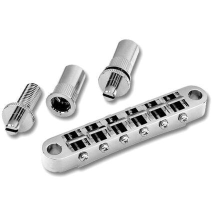 CHEVALET TUNE-O-MATIC MÉTRIQUE STYLE LES PAUL® INSERTS M8 CHROME