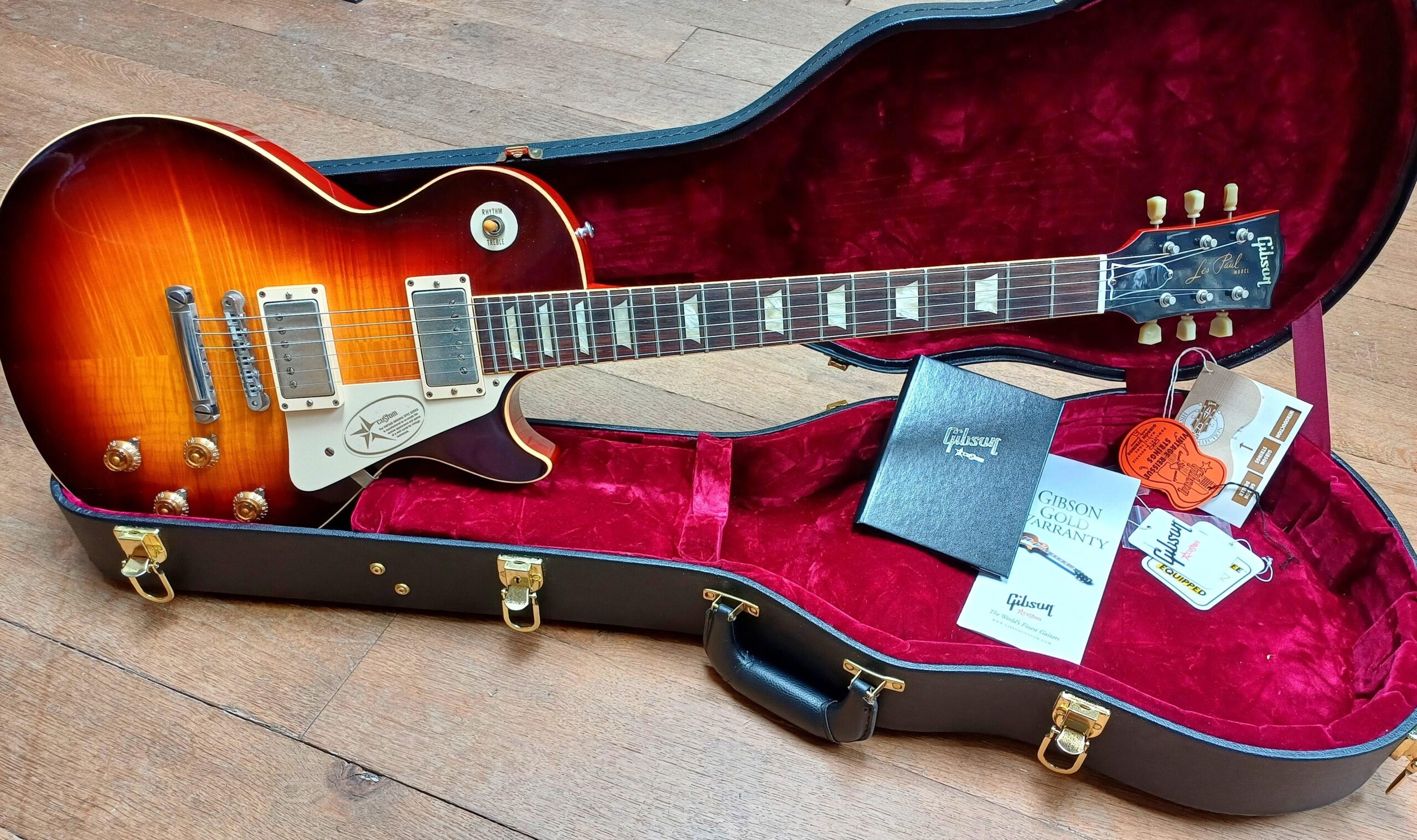 Gibson Les Paul CS VOS 1959 Reissue Bourbon Burst – Image 1