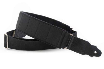 Guitar Strap Standard Plus Elastic Black Right On