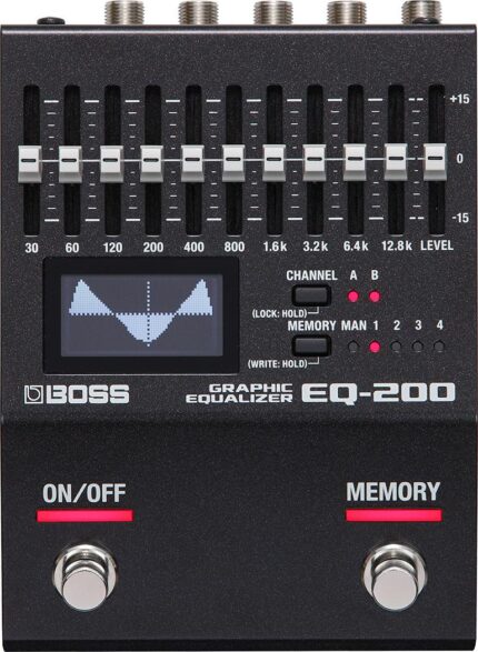 BOSS DYNAMICS / FILTERING EQ-200 - 10 BAND GRAPHIC EQUALIZER WITH MIDI