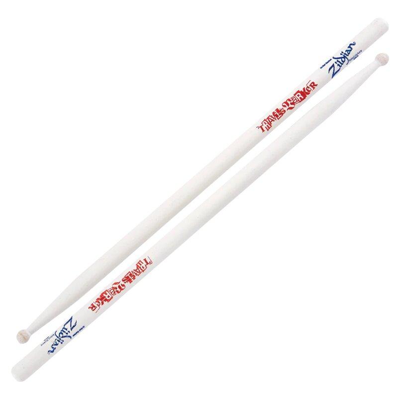 ZILDJIAN Drum Sticks, Artist Serie, Travis Barker, Wood-Tip, weiß – Image 1