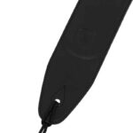 SANGLES PRODIPE GUITARES & BASSE CUIR Noir Recto Verso Rembourrée 5mm – Image 2