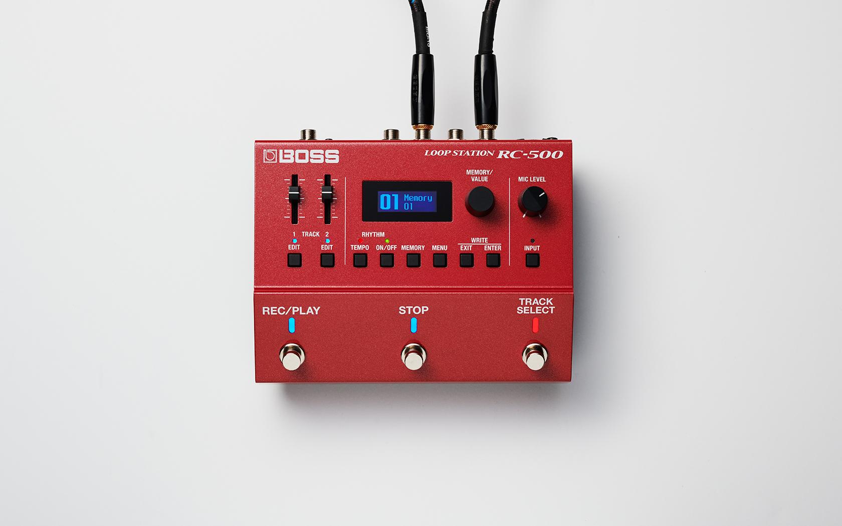 BOSS MULTI PEDAL LOOPER RC-500 - DUAL TRACK LOOP STATION WITH XLR INPUT, EFFECTS, DRUM PATTERNS AND MEMORIES – Image 1