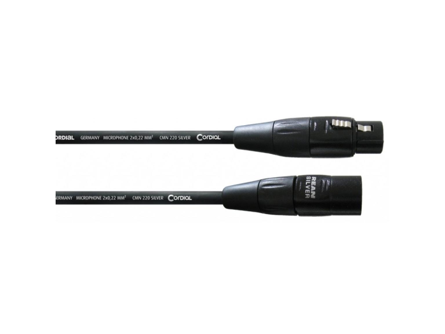 CORDIAL CIM 20 FM câble microphone SilverLine, 20m – Image 1