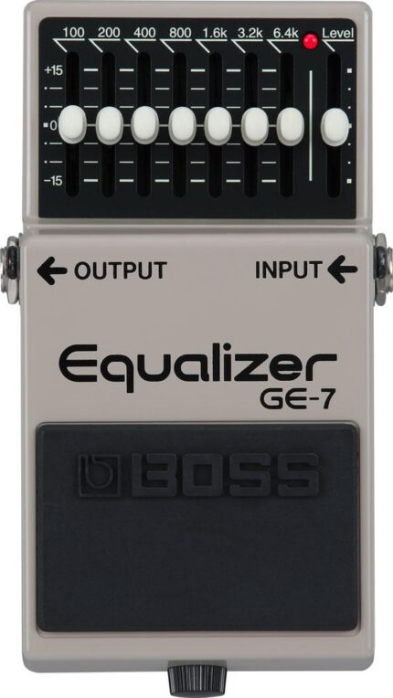 BOSS DYNAMICS / FILTERING GE-7 - 7-BAND GRAPHIC EQUALIZER