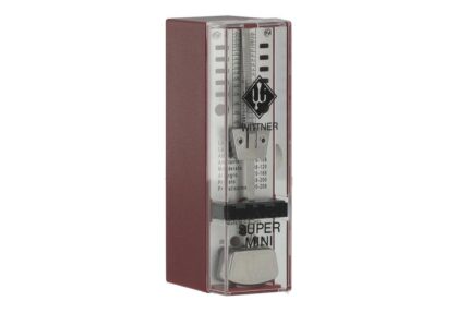 Wittner Métronome Taktell Super Mini Rouge rubis 884051