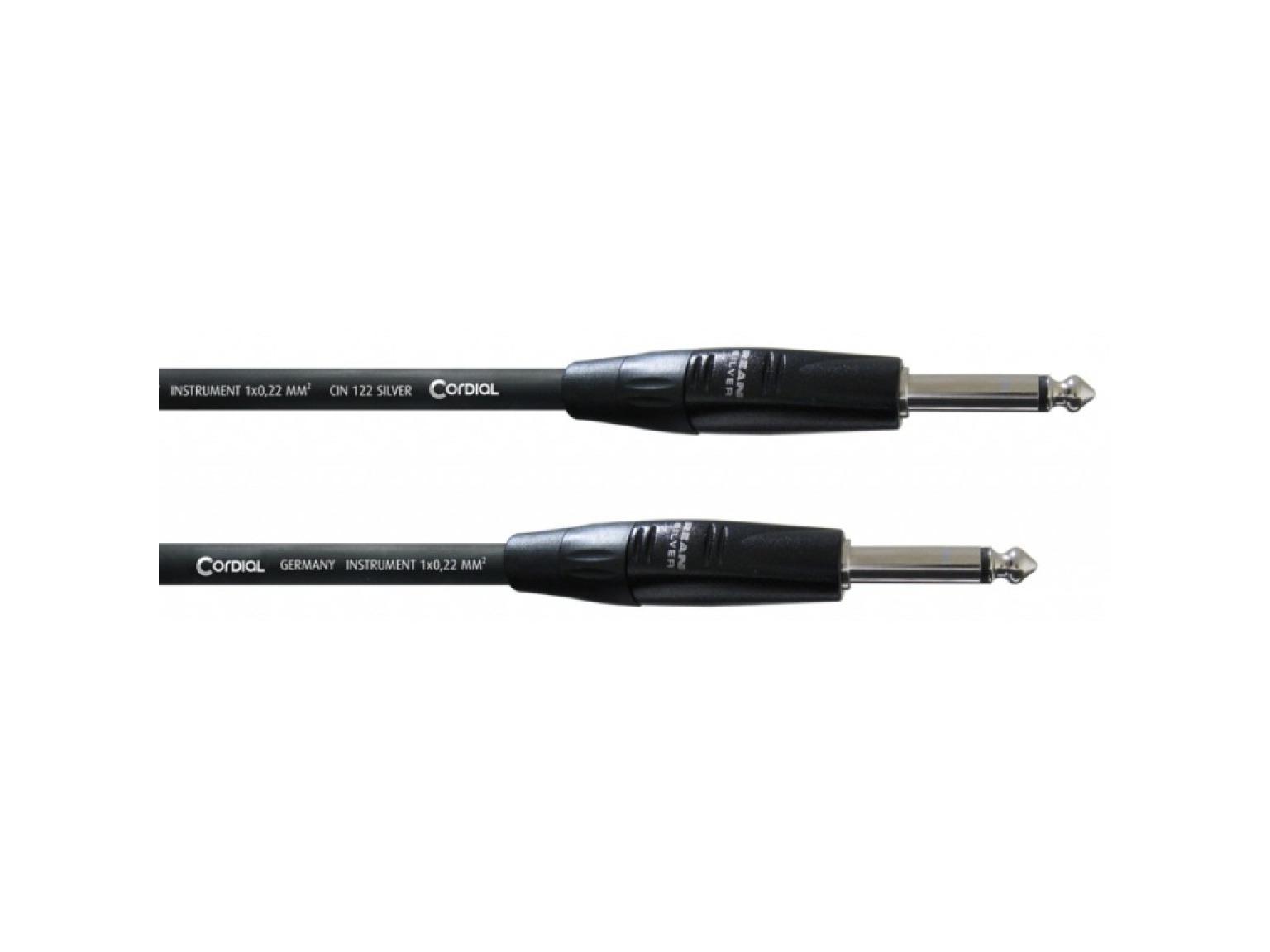 CORDIAL CII 3 PP câble instrument SilverLine, 3m, Jack - Jack – Image 1