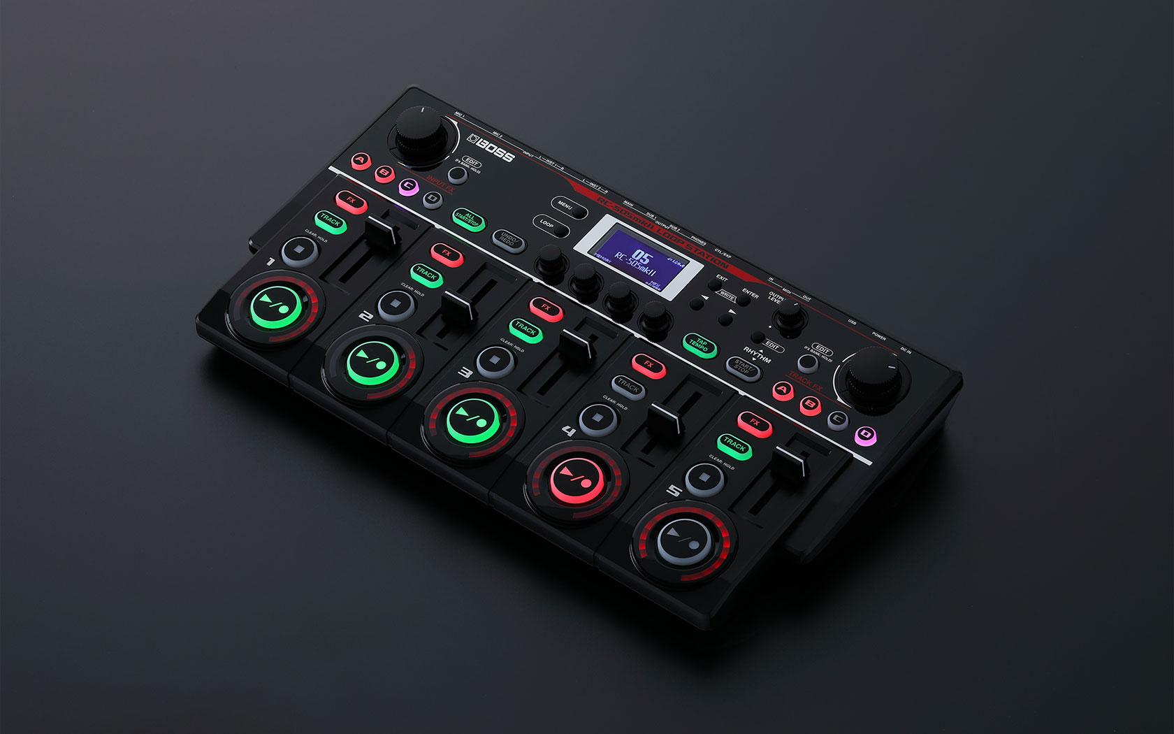 BOSS DESKTOP LOOPER RC-505MK2 - FLAGSHIP TABLETOP LOOPER WITH 5 TRACKS AND MIC INPUTS. IDEAL FOR BEATBOXERS / MULTI INSTRUMENTALISTS – Image 1