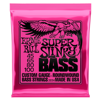 ERNIE BALL Saitensatz, E-Bass, Slinky, Super 45-100