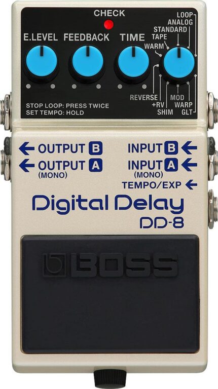 BOSS DELAY / REVERB DD-8 - ADVANCED COMPACT DIGITAL DELAY WITH 11 DELAY MODES