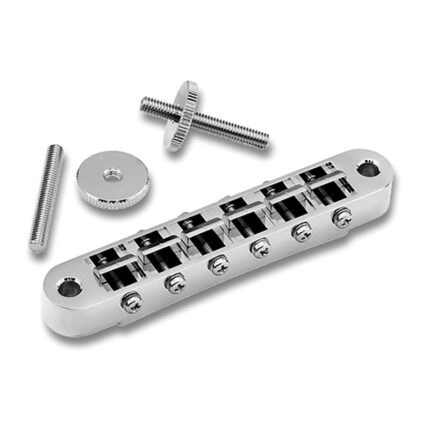 CHEVALET TUNE-O-MATIC MÉTRIQUE STYLE LES PAUL® TIGES FILETÉES M4 CHROME