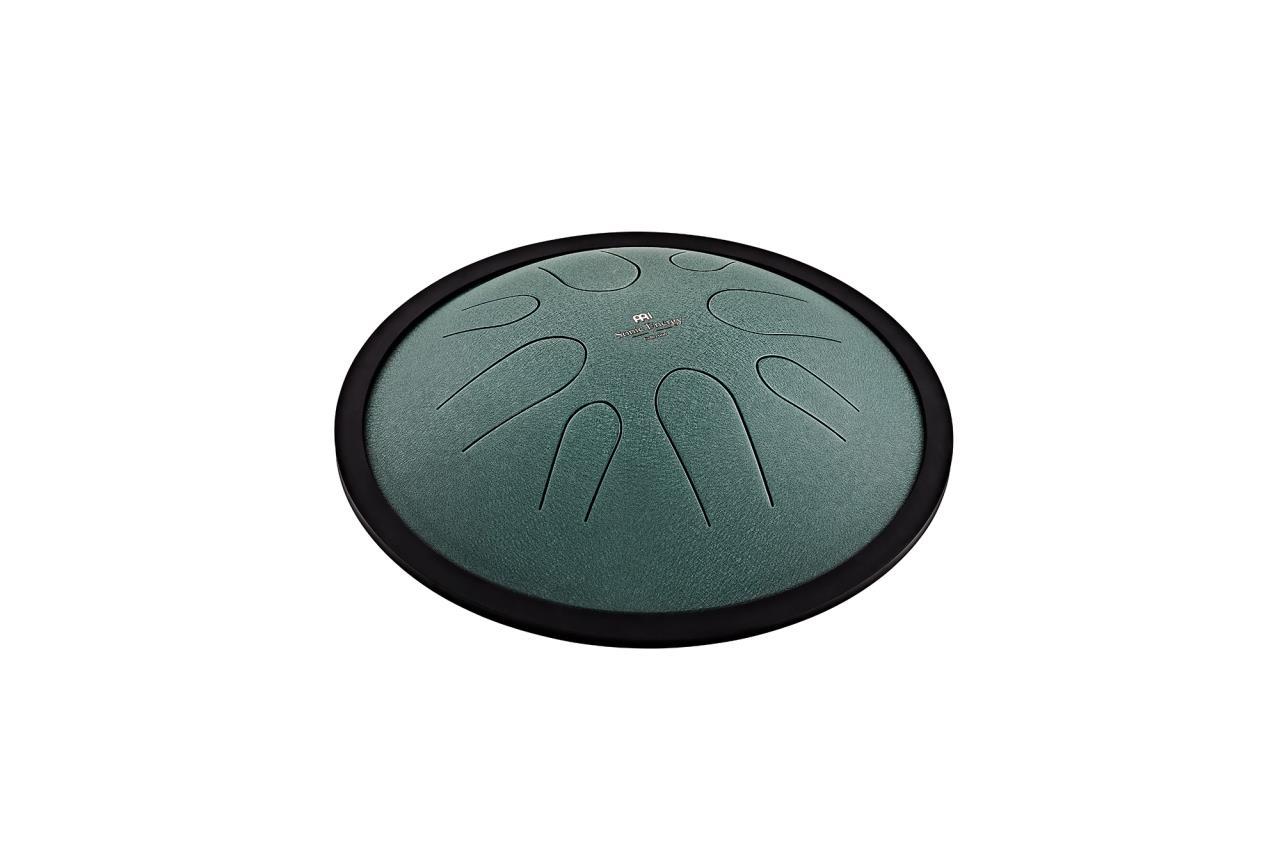 MEINL Sonic Energy 10" Compact Steel Tongue Drum si mineur 8 notes 432 Hz vert foncé – Image 1