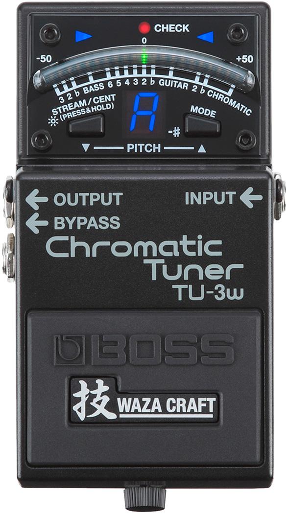 BOSS TUNER TU-3W - WAZACRAFT CHROMATIC TUNER, MADE IN JAPAN – Image 1