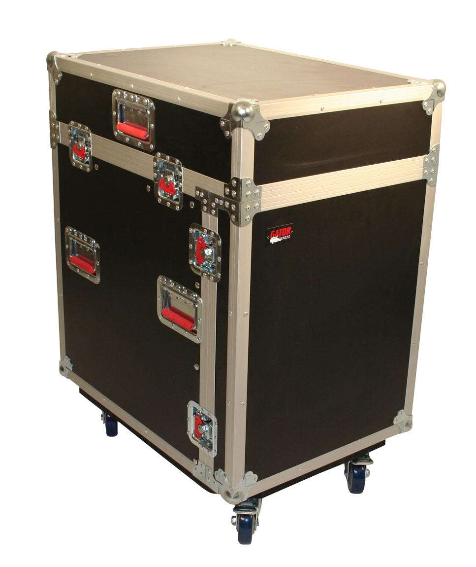 Gator G-TOUR-GRC12X12 ATA Console Wood Flight Rack Case; 12U Top;12U Bot – Image 1