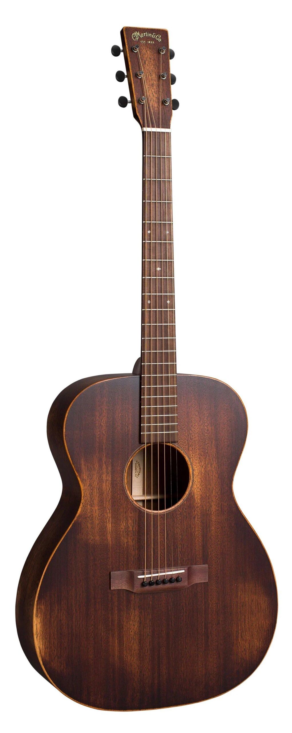 Martin Guitar, 000-15M StreetMaster®, 15 Series, US, Solid Mahogany Top, Solid Mahogany Back and Sides, Satin, Soft Shell Case Included – Image 1