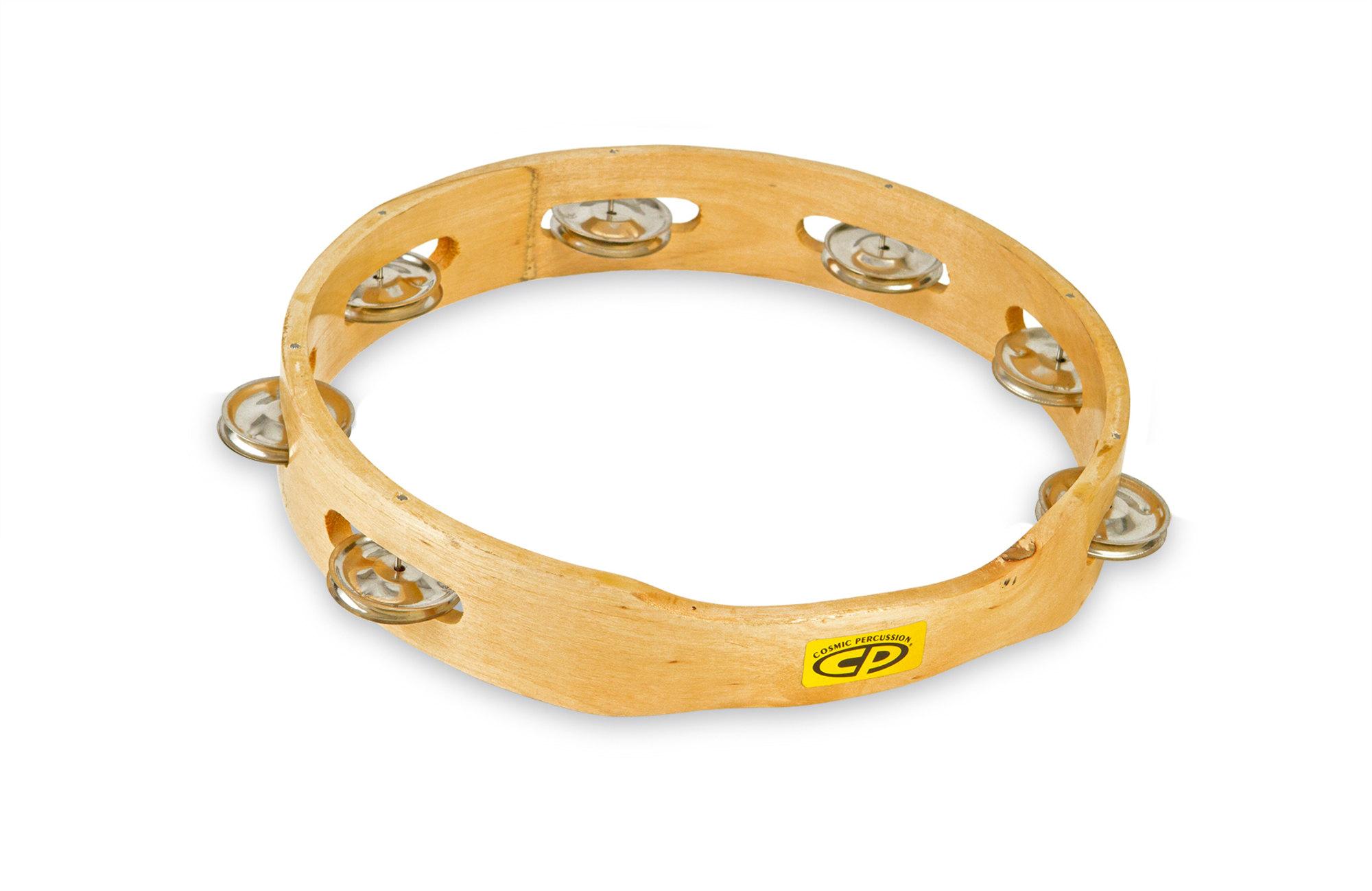 Latin Percussion Tambourins CP Bois 10", simple rangée – Image 1