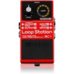 BOSS COMPACT LOOPER RC-1 - COMPACT PEDAL LOOPER WITH LOOP INDICATOR DIAL