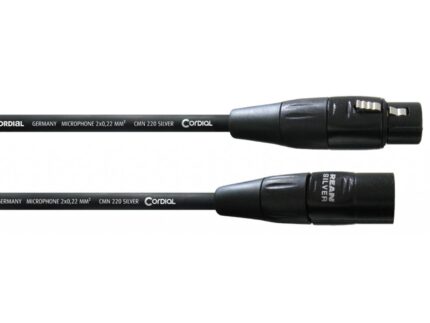 CORDIAL CIM 7.5 FM câble microphone SilverLine, 7.5m
