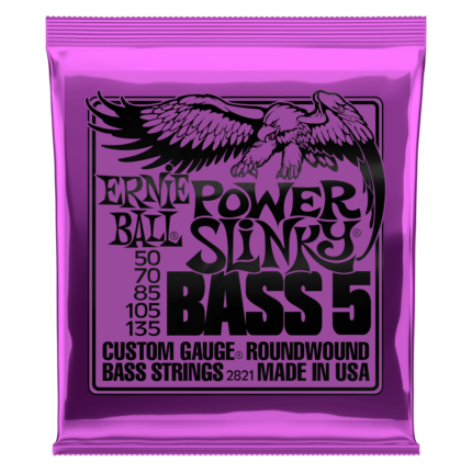ERNIE BALL Saitensatz, E-Bass, Slinky 5-String, Power 50-135