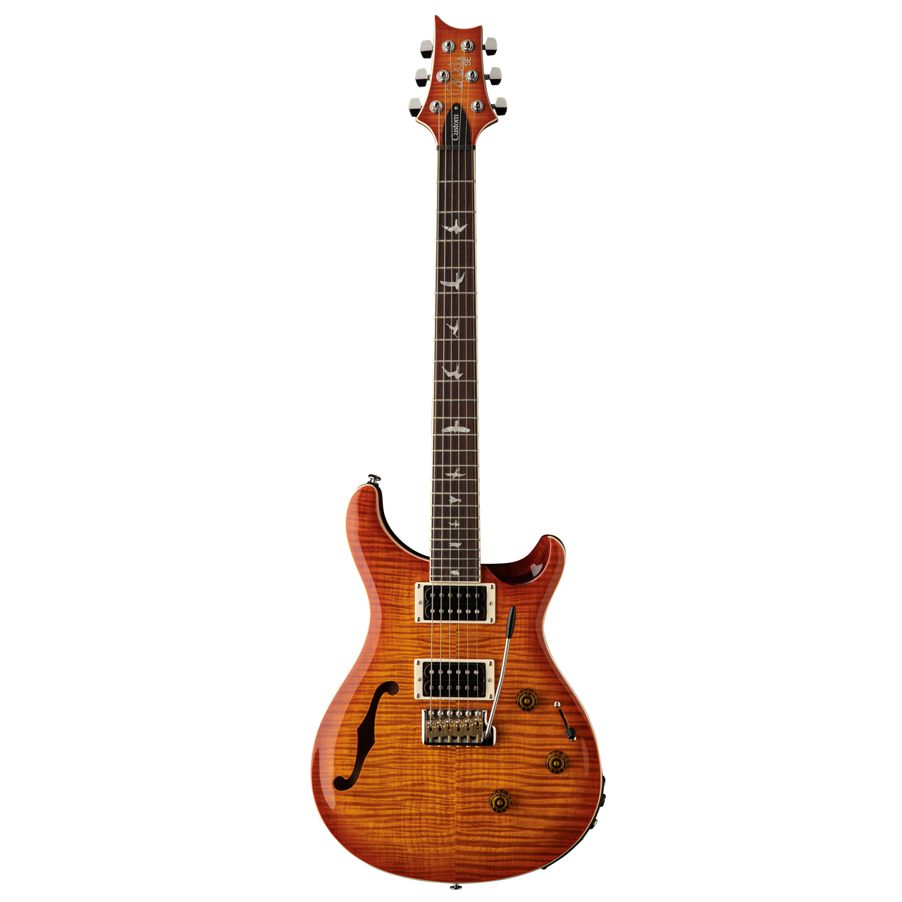 PRS SE Custom 24 Semi-Hollow Piezo | Vintage Sunburst – Image 1