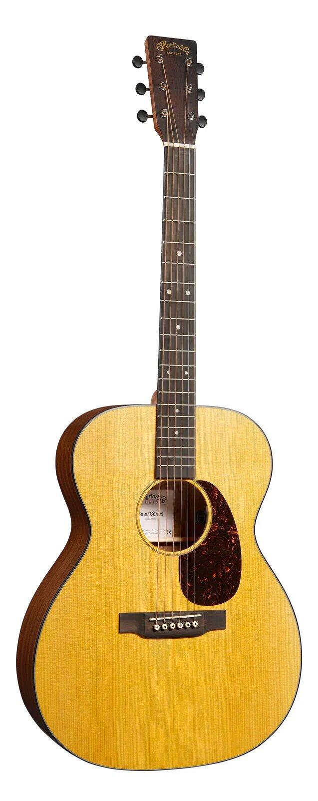 Martin Guitar, 000-10E-Retro-Sapele, Road Series Retro, MX, Solid Sapele Top, Back and Sides, Satin, Martin M1 electronics, Soft Shell Case Included – Image 1