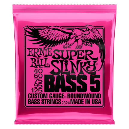 ERNIE BALL Saitensatz, E-Bass, Slinky 5-String, Super 40-125