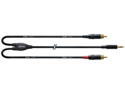 CORDIAL CFY 3 WCC câble Y, 3m, MiniJack- 2x RCA