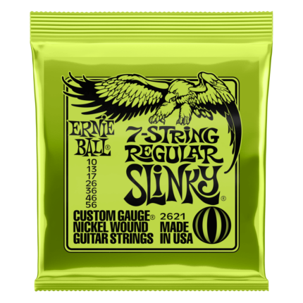 ERNIE BALL Saitensatz, Slinky Nickel 7-String, Regular 10-56